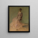 Robe lilas - Thomas Dewing — indrammet kunstværk på væggen