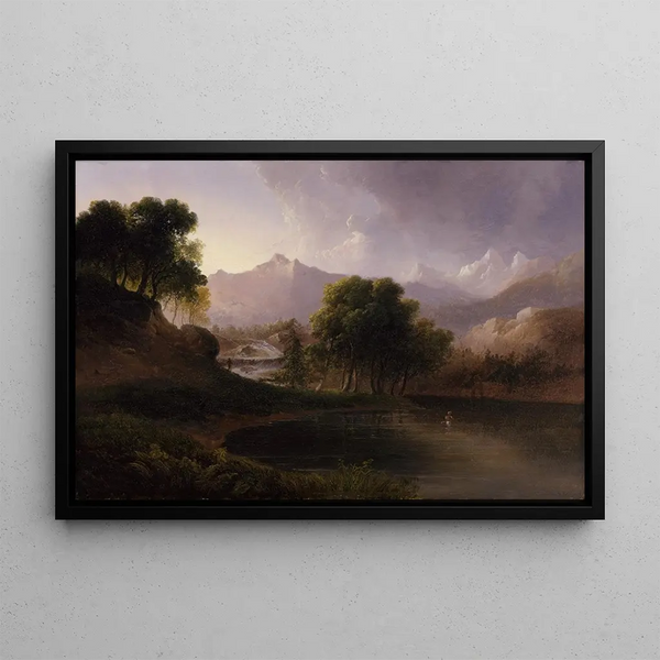 Thomas Doughty - Landscape with Stream and Mountains.webp