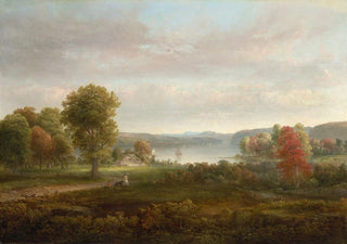 Thomas Doughty - View on the Hudson in Autumn.webp
