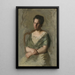 Madame William Shaw Ward - Thomas Eakins — indrammet kunstværk på væggen
