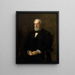 Portrait af John B. Gest - Thomas Eakins — indrammet kunstværk på væggen