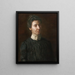 Portrait af Mary Adeline Williams - Thomas Eakins — indrammet kunstværk på væggen