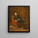 Chevalier Fitzgerald - Thomas Eakins — indrammet kunstværk på væggen
