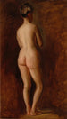 Kvinde stående bagudvendt maleri - Thomas Eakins — visning af kunstværket