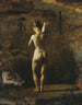 Studie for William Rush, der skulpturerer sin allegoriske figur af floden Schuylkill - Thomas Eakins — visning af kunstværket