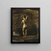 Studie for William Rush, der skulpturerer sin allegoriske figur af floden Schuylkill - Thomas Eakins — indrammet kunstværk på væggen