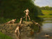 Natation - Thomas Eakins — visning af kunstværket