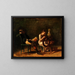 La Courtoisie - Thomas Eakins — indrammet kunstværk på væggen