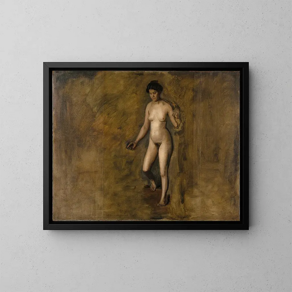 William Rush-modellen - Thomas Eakins — indrammet kunstværk på væggen