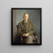 George C. Marshall - Thomas Edgar Stephens — indrammet kunstværk på væggen