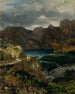 Vue sur le lac de Garde - Thomas Ender — visning af kunstværket
