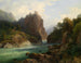 Vue sur den Zenoburg nær Meran - Thomas Ender — visning af kunstværket
