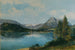 Le lake Altaussee med Dachstein - Thomas Ender — visning af kunstværket