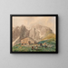 Forteresse de Saint-Pétersbourg nær Silz i Tyrol - Thomas Ender — indrammet kunstværk på væggen