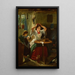 La toilette rustique - Thomas Faed — indrammet kunstværk på væggen
