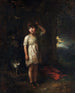En dreng med en kat Morgen - Thomas Gainsborough — visning af kunstværket