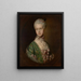 Elizabeth Wrottesley, senere hertuginde af Grafton - Thomas Gainsborough — indrammet kunstværk på væggen