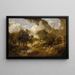 Landskabsmaleri i Suffolk - Thomas Gainsborough — indrammet kunstværk på væggen