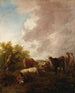 Landskabsmaleri med kvæg - Thomas Gainsborough — visning af kunstværket
