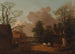 Landskab med en Mælkeudleverer - Thomas Gainsborough — visning af kunstværket