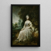 Mme Mary Robinson Perdita - Thomas Gainsborough — indrammet kunstværk på væggen