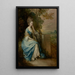 Portrait af Anne Comtesse de Chesterfield - Thomas Gainsborough — indrammet kunstværk på væggen