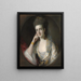 Portrait af Mary Wise - Thomas Gainsborough — indrammet kunstværk på væggen