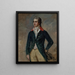 Portrait af prins Ernest-Auguste 1771-1851 senere konge af Hannover - Thomas Gainsborough — indrammet kunstværk på væggen