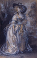 Studie af en dame - Thomas Gainsborough — visning af kunstværket