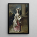 L'honorable Mme Graham - Thomas Gainsborough — indrammet kunstværk på væggen