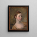 malerens datter Marie - Thomas Gainsborough — indrammet kunstværk på væggen
