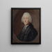 Le Révérend Samuel Uvedale - Thomas Gainsborough — indrammet kunstværk på væggen