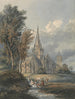 Cathédrale de Glasgow - Thomas Girtin — visning af kunstværket