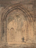 Cathédrale Saint-Albans, Hertfordshire - Thomas Girtin — visning af kunstværket