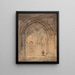 Cathédrale Saint-Albans, Hertfordshire - Thomas Girtin — indrammet kunstværk på væggen