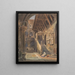 Cour du Bargello Florence - Thomas Hartley Cromek — indrammet kunstværk på væggen