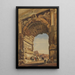 L'Arc de Titus og Colosseum i Rom - Thomas Hartley Cromek — indrammet kunstværk på væggen