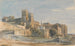 La cathédrale et le palais des papes Avignon - Thomas Hartley Cromek — visning af kunstværket