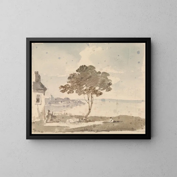 East Cowes, Isle of Wight - Thomas Hastings — indrammet kunstværk på væggen