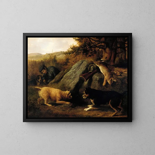 Thomas Hewes Hinckley - The Rabbit Hunters.webp