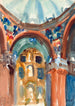 Indvendigt kirke-maleri - Thomas La Farge — visning af kunstværket