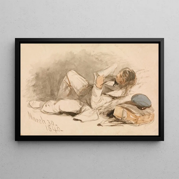 Thomas Miles Richardson Jr - A man resting.webp