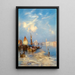 Vue de Venise - Thomas Moran — indrammet kunstværk på væggen