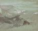 Falaises d'Ecclesbourne nær Hastings - Thomas Moran — visning af kunstværket