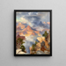 Grand Canyon og Colorado-floden - Thomas Moran — indrammet kunstværk på væggen