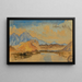 Canyon de Port Neuf Idaho - Thomas Moran — indrammet kunstværk på væggen