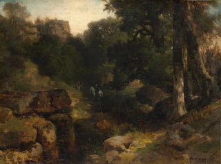 La Vallée - Thomas Moran — visning af kunstværket