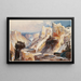Le Grand Canyon Yellowstone - Thomas Moran — indrammet kunstværk på væggen