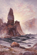 Les Tours de Tower Falls Yellowstone - Thomas Moran — visning af kunstværket