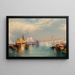 Venedig-scene - Thomas Moran — indrammet kunstværk på væggen